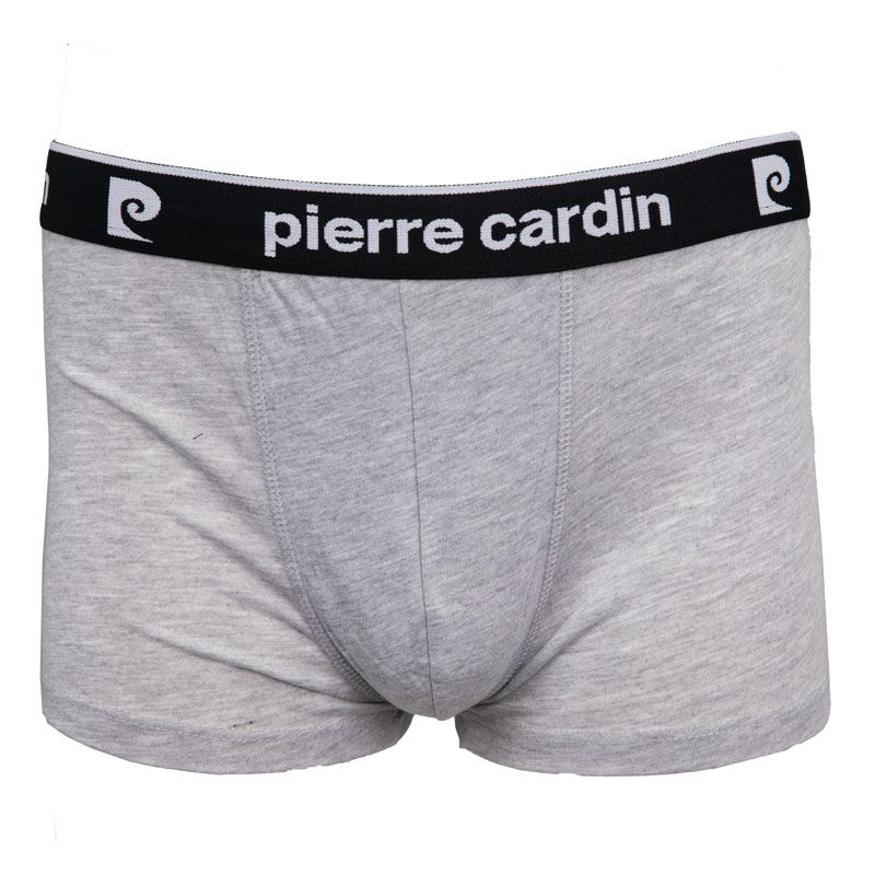 Men's Soft Cotton Boxer Shorts with Black Elastic PIERRE CARDIN