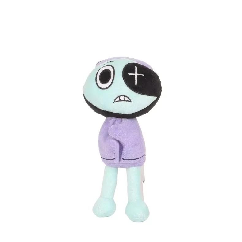 New Dandy's World 35cm Plush Cute Dandy World Scrap Stuffed Horror Game Goob Pebble Plushie Soft Pillow Doll Children Gifts Doll