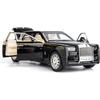 1/32 Scale Rolls-Royce Phantom Model Car, Zinc Alloy Pull Back Toy Car with Sound and Light for Kids Boy Girl Gift