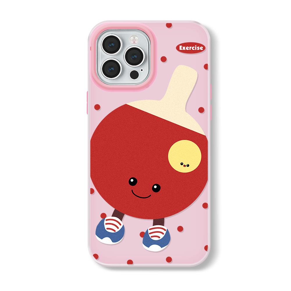 Чехол Zhitai Jelly Skin для iPhone 11/12/14 Pro Max/15 с мультяшным дизайном