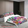 3PCS Kpop Demon Hunter Bedding Set K pop Demon Hunters Christmas Gift for Kids Friends Christmas Decoration for Home Bed Linen