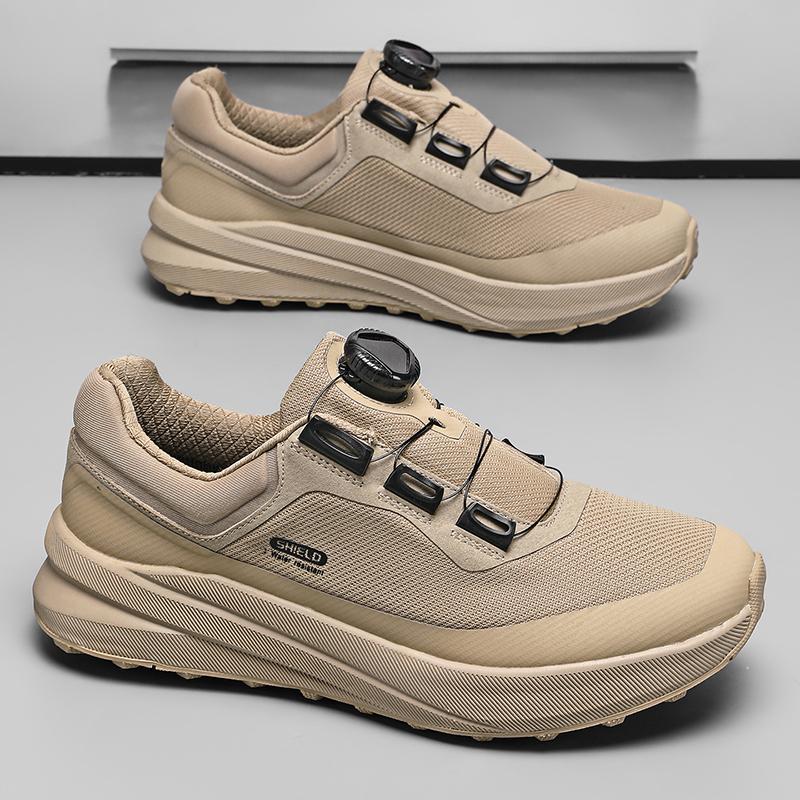 Men Outdoor Sport Sneakers Cushioned Walking Running Casual Shoes Style A3335 Clean Non Brand Footwear Comfortable Daily Wear