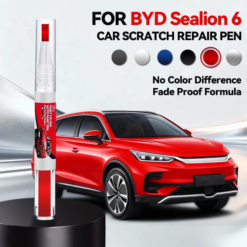 Car Paint Repair Pen For 2023-2025 BYD Sealion 6 Paint Scratch Repair Accessories Azure Blue Baltic Black White Stone Grey