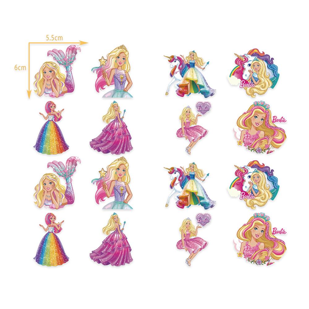38pcs Barbie Birthday Party Supplies Includes Balloons, Banner, Cake Toppers