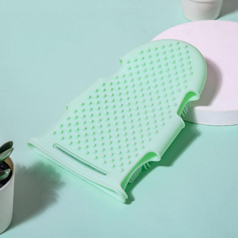 Японская милая ветровая щетка для купания с силиконовыми массажными перчатками и перчатками для удаления кутинов, щетка для купания домашних животных и скребок для тела