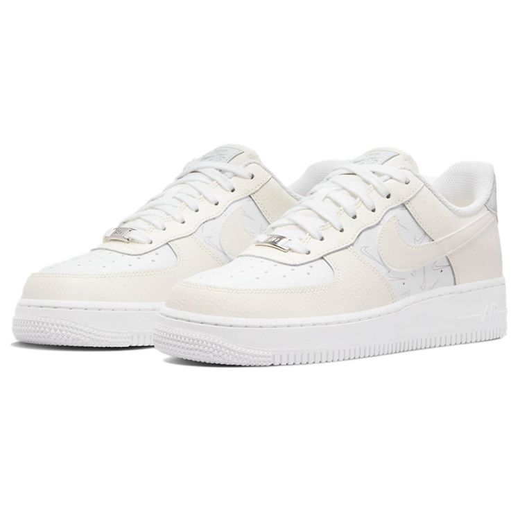 Nike Air Force 1 07 Mini Check Женские кроссовки White Sail Pure-Platinum DR7857-100