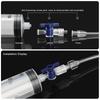 Bike Tubeless Tire Liquid Injection Tool 60ML Syringe MTB Road Bicycle Tire Fluid Injection Tool Presta Valve Core Removal Tool