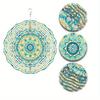 10 Inch Hanging Wind Spinner Bohemian Style Decor with 360 Degree Rotating Hook for Garden Balcony Yard Summer Spring Outdoor Decoration Gift