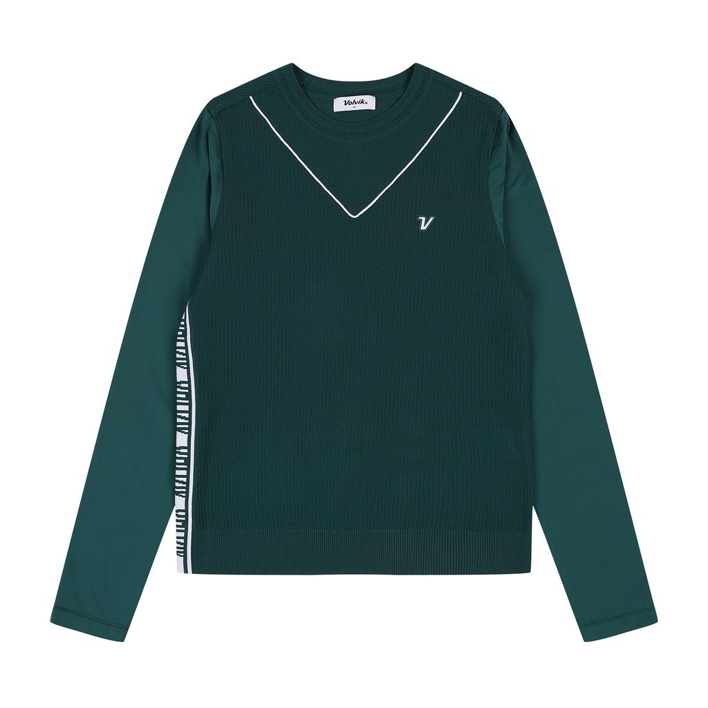 VOLVIK GOLFWEAR Женский охлаждающий рукав для гольфа Кудрявая круглая вязка Vlktp301_De