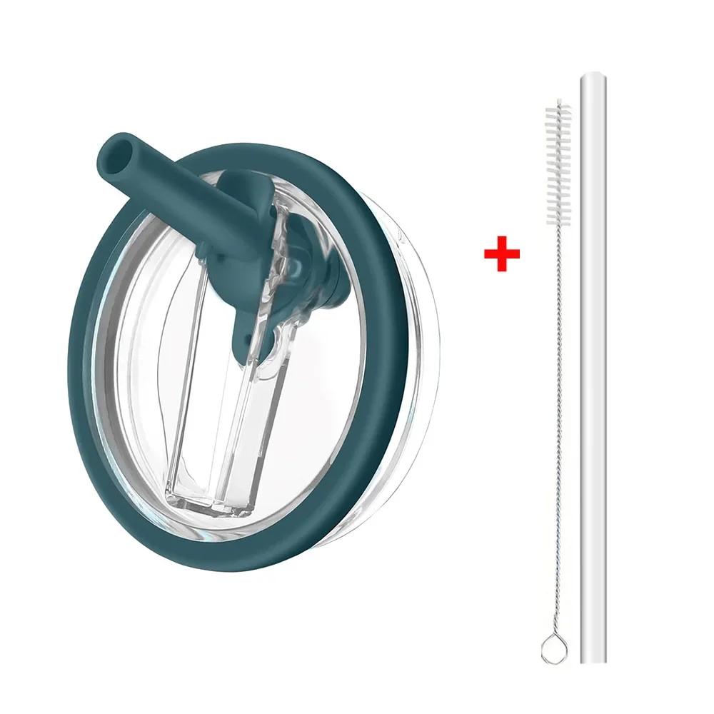 Крышка 40 унций для тамблера Stanley Flip Straw с защитой от протекания, сменная крышка для аксессуаров для стакана Stanley, крышка для соломинки