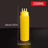 3 Holes Sauce Squeeze Sauce Bottles Condiment Dispenser With Lids Oil Bottle Kitchen Tool Seasoning Mustard Salad Storage Jar