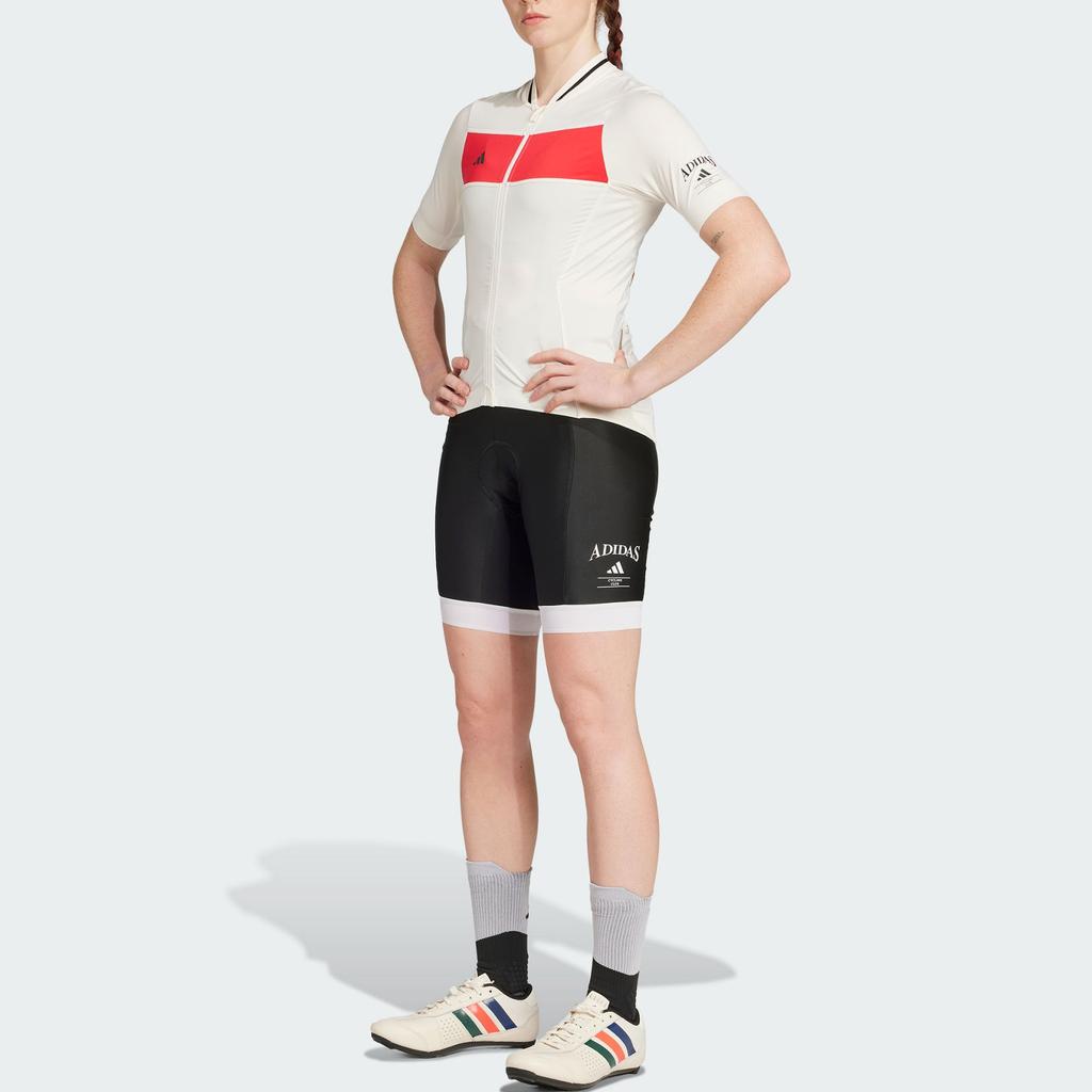 Adidas Heritage TEMPO LEGACY JERSEY Cycling Clothing Women's Pink White/Pure Gemstone Red JD7181