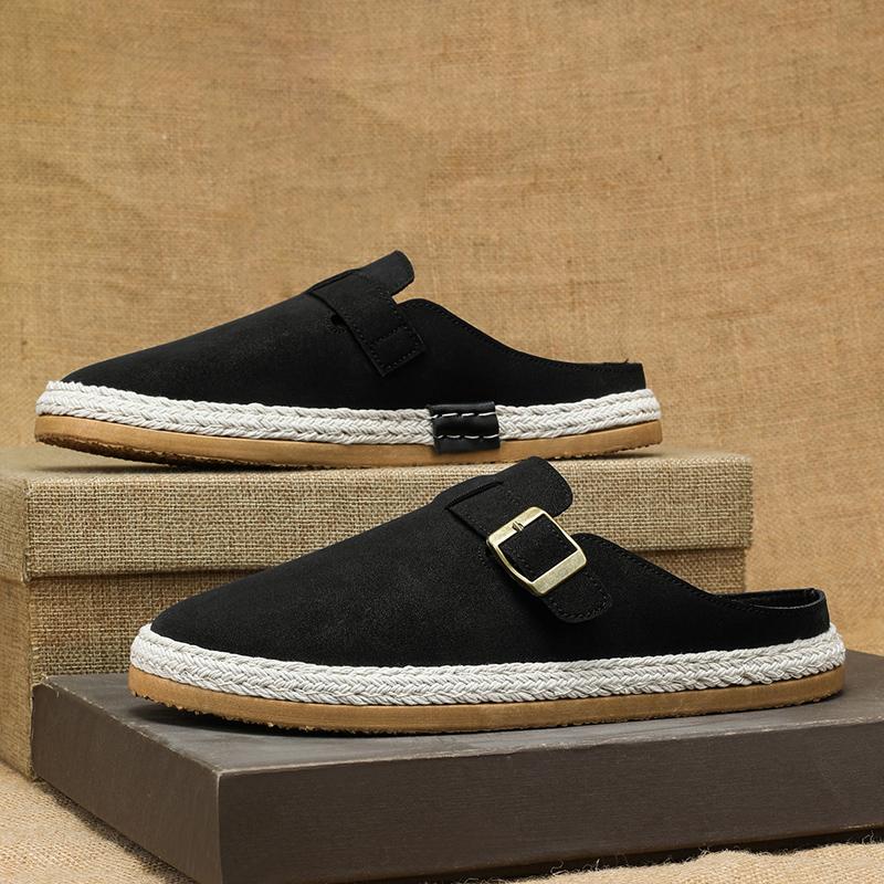 Мужские тапочки Повседневная уличная летняя обувь Дышащие кроссовки для ходьбы, пеших прогулок, шлепанцы Роскошные домашние дизайнерские лоферы