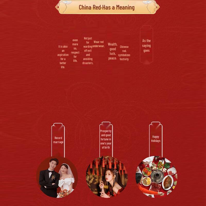 Urban Beauty Women's Lucky Red Antibacterial Mid-High Waist Cotton Briefs 4-Pack