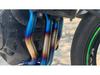 Kawasaki Z900 Titanium SC Exhaust System: Blue-Baked Front Section for Motorcycle Modification
