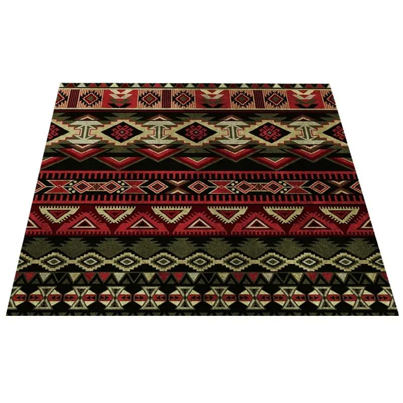 Ковер в марокканском этническом стиле для гостиной, журнальный столик, ковер большой площади, для спальни, в богемном стиле в стиле ретро, ​​коврик для пола, коврик для пола