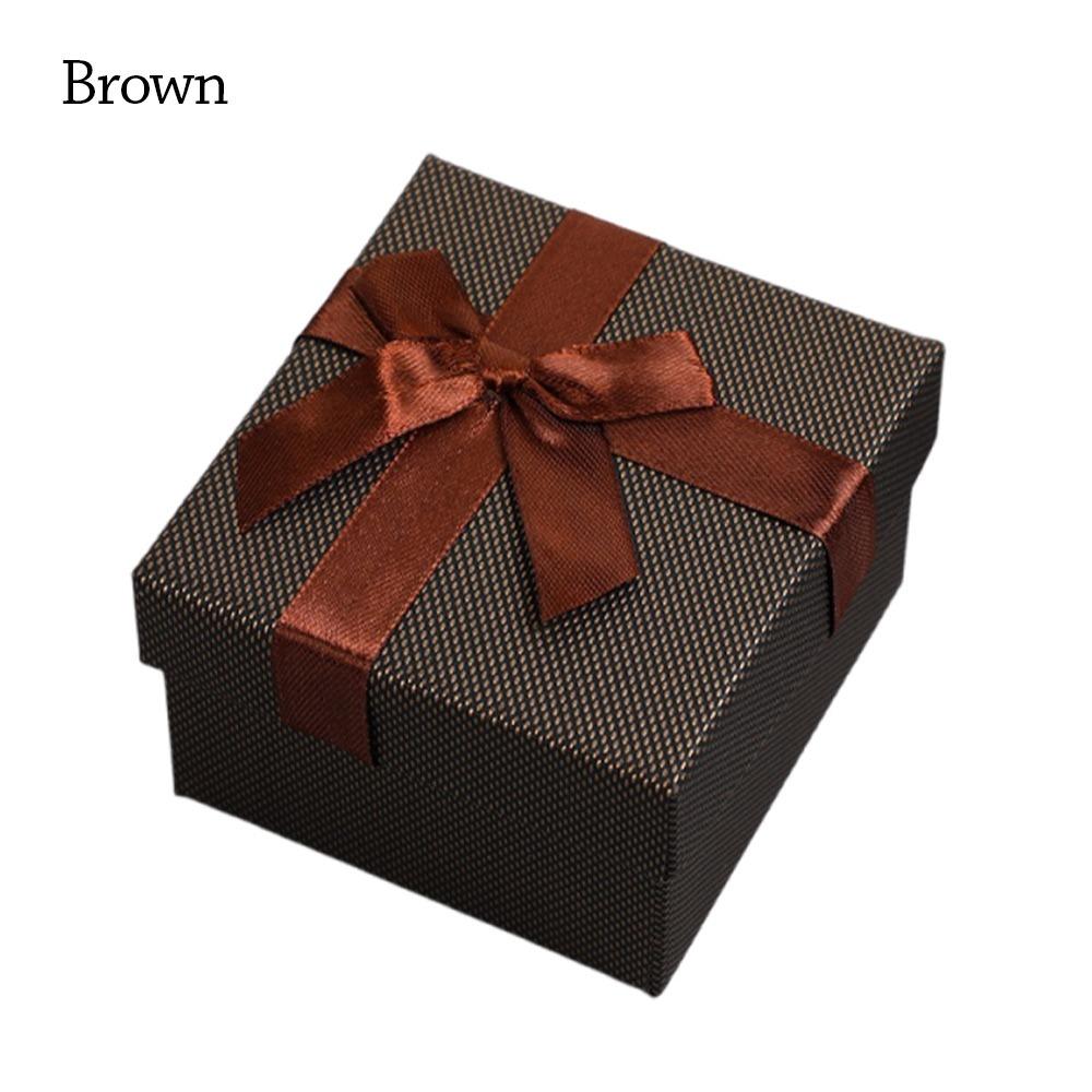 Dustproof Gift Packing Box Bowknot Design Gift Show Case Jewelry Packing Case  Gift