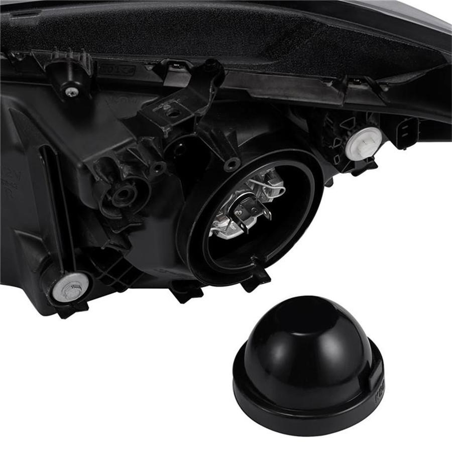 2Pc Dust Boot Inner Dia Rubber Housing Seal Cap Dust Cover for Car LED Headlight