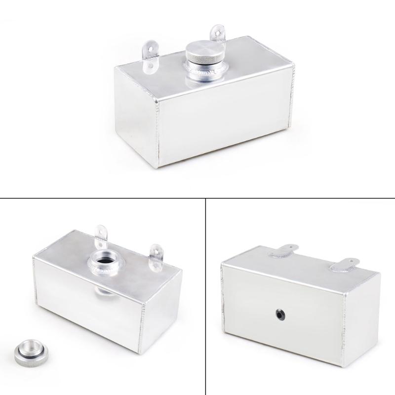 Полированный алюминиевый сплав Бачок омывателя лобового стекла Интеркулер Спрей Универсальный Охлаждающая жидкость Расширительный бачок