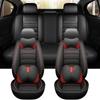 Universal Car Seat Cover for Geely All Models Geometry C Atlas Coolray Emgrand EC7 Tugella Car Accessories Pu Leather