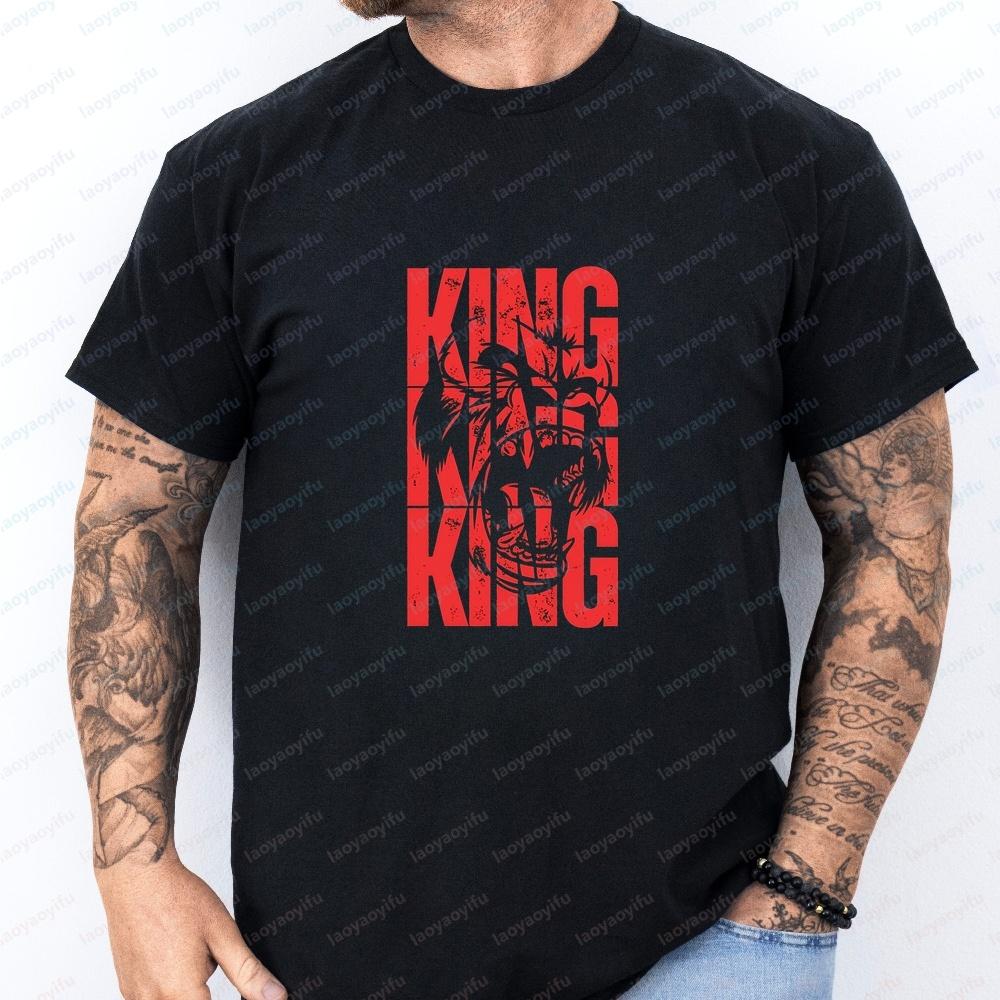 King Gorilla Fitness Enthusiast Unisexs Tshirts And Tank Tops Summer Shortsleeved Unisexs And Unisexs Tshirts Comfortable Tshirts