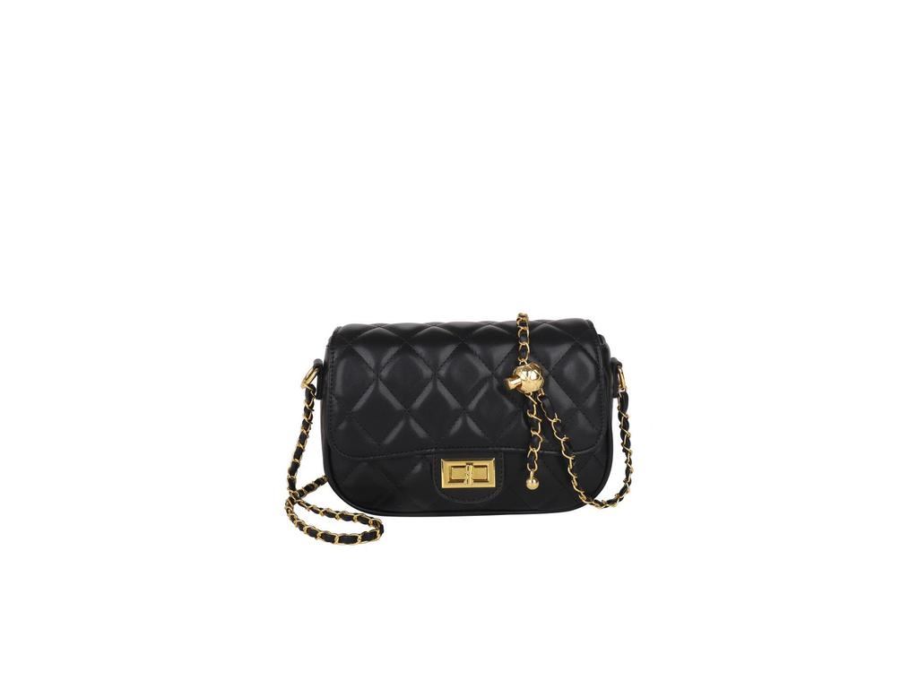 Летняя мини-сумка-цепочка в корейском стиле 2025: Женская стеганая сумка кроссбоди с вышивкой и ароматным стилем