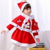 Long Sleeve Santa Claus Cosplay Costume Hat Kids Cosplay Clothes Children's Christmas Clothes  Club