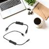 Удлинитель питания USB A на Type C с переключателями, кабель для зарядки 60 Вт, передача данных 10 Гбит/с для различных USB-устройств