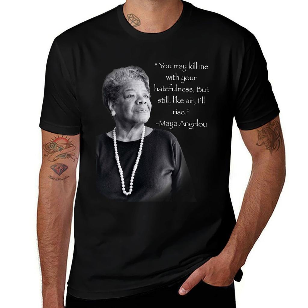 Maya Angelou TShirt Casual Pattern Print Tee Shirt TShirt