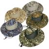 Outdoor Breathable Mesh Camouflage Bucket Hat Sun Protection Fishing Hiking Cap