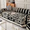 Чехол для полотенца EIFLOY-Geometric Sofa Towel Cover, чехол для дивана из синели, 3-местный, плед с кисточками, для гостиной, этнический стиль