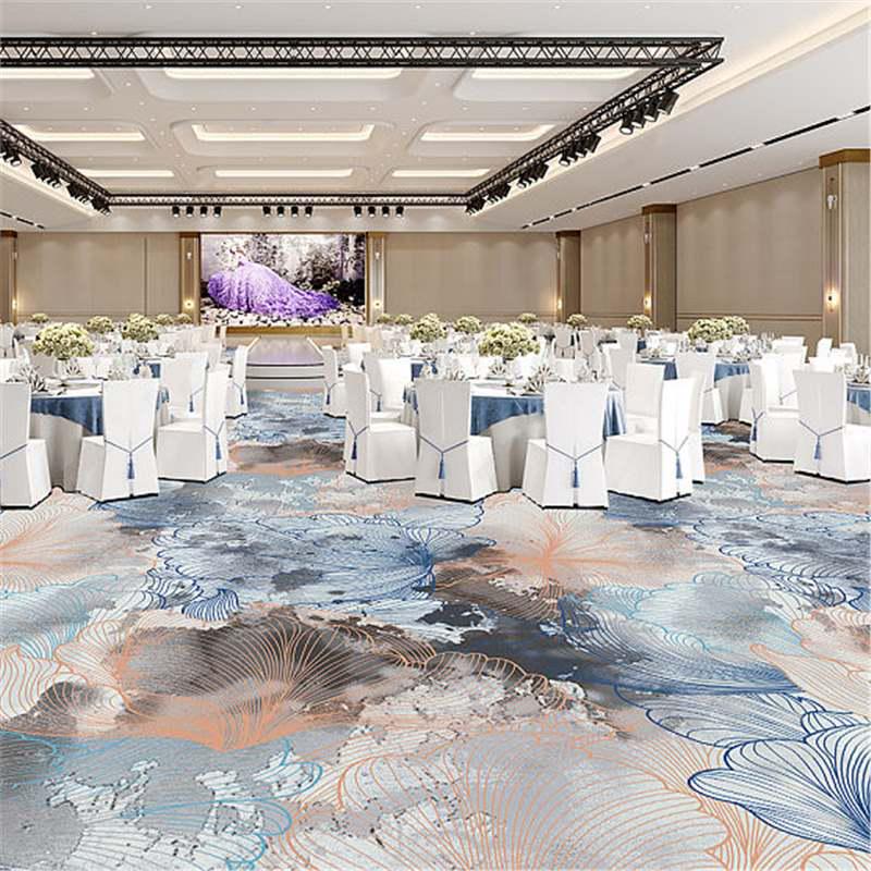 Утолщенный нейлоновый звукоизоляционный ковер для гостиниц, кинотеатров, бильярдных и клубных помещений