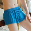 Soutong Loose Men Underpants Comfortable Ice Silk Stretchable Comfort Boxer Brief for Home