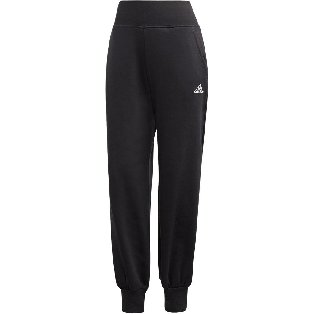adidas Женские вязаные брюки-джоггеры черные с умеренной манжетой GG6841