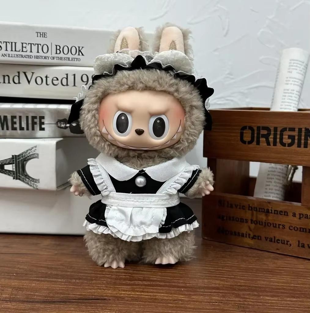 17см Мягкая игрушка Лабубу Одежда Несколько стилей Набор одежды Наряд Лабубу Аксессуары Модная игра Одежда Лабубу