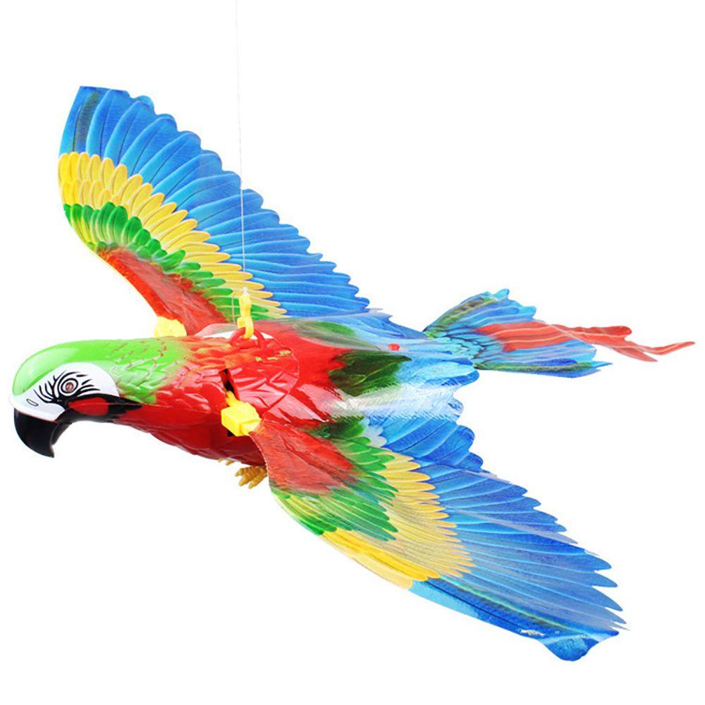 Retractable Funny Cat Teasering Simulation Bird Toy Interactive Cat Toys Flying Bird Electric