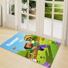 Custom Name Bee Sky Carpet Rug Customizable Soft Washable Anti-Slip Home Living Room Sofa Mats Personalized Rug. 0909409