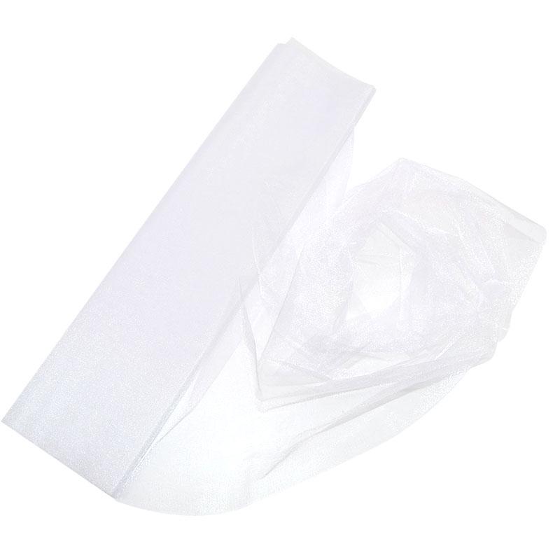 Отрезы разноцветной органзы для декора