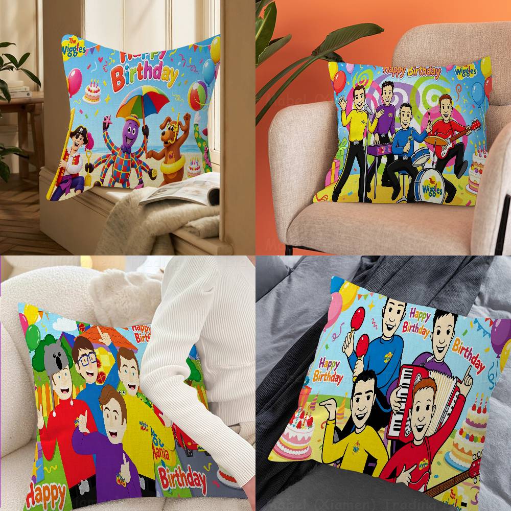 Индивидуальная наволочка на подушку с тематикой The Wiggles, чехол на диванную подушку, украшение для комнаты, детский подарок