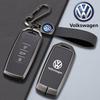 2026 Горячий Для VW VOLKSWAGEN Сплав Цинка Кожаный Чехол-Брелок Для Автомобильного Пульта ДУ Защитный Держатель Оболочка Для VW Volkswagen Touareg 2019 20