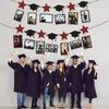 Personalized Congrats Grad Photo Banner Black Gold Picture Banner  Party Favors