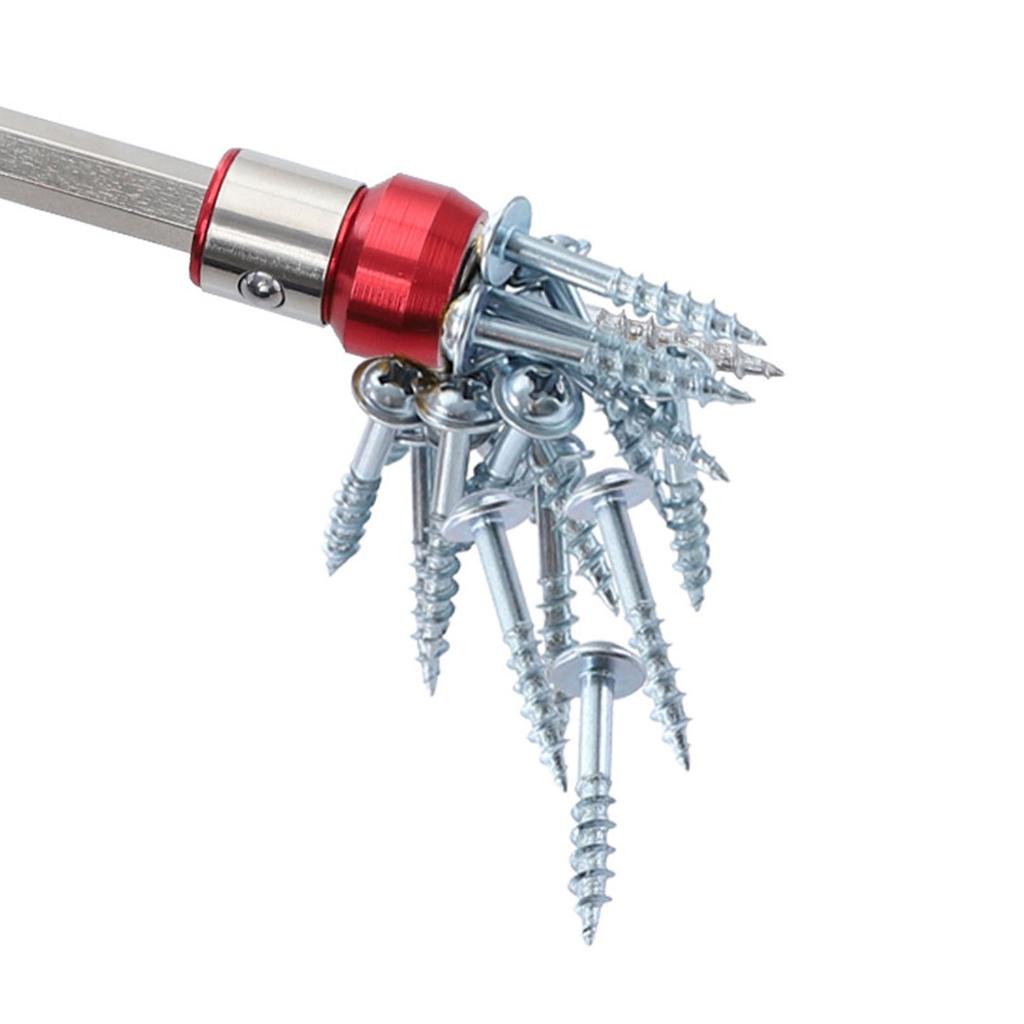 6.35mm Universal Nonslip Magnetic Ring Alloy Magnetic Ring Screwdriver Bit Anti-corrosion Strong Magnetizer Drill Bit