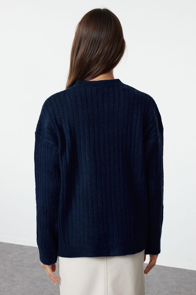 Женский модный стильный свитер, салатовый мягкий текстурированный базовый трикотажный свитер