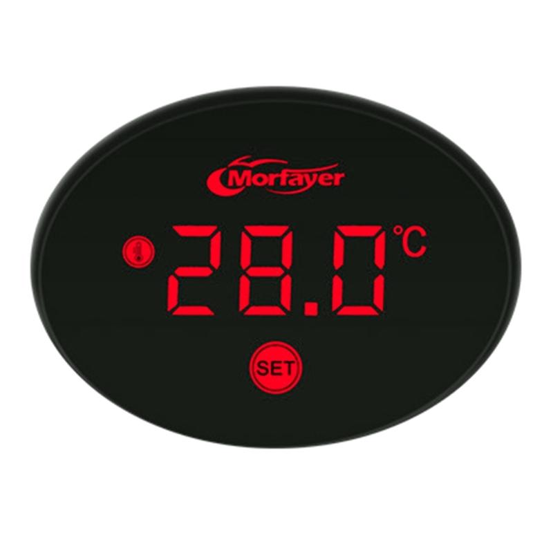 Универсальный мотоциклетный электронный вольтметр светодиодные часы цифровой дисплей панель измеритель