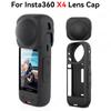 Camera Lens Cap For Insta360 One X4 Silicone Protective Lens Cover for Sports Camera Screen Cover for Insta 360 X4 Accessories
