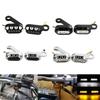 1 Pair Motorcycle Modified Handlebar Led Turn Signal Mini Rearview Mirror Turn Light Decoration for Harley 883 1200 Tough Guy