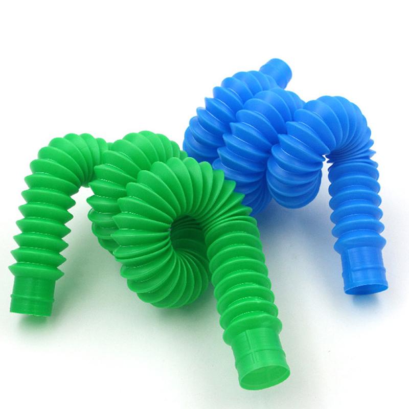 Mini Pop Tubes Sensory Toy Fidget Stress Relieve Toys Kid Autism Anti Stress Toy