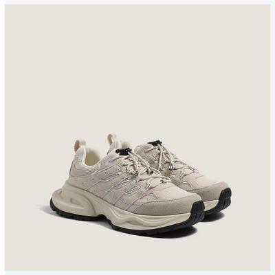 Кожаные сетчатые туфли для папы, женские, осенние, новые, прилив, рыбья кость, толстая подошва, для отдыха, спорта, дышащие, Cortez