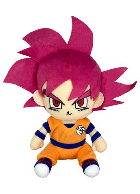 Плюшевая игрушка Great Eastern Entertainment SSGSS Goku в сидячей позе 7"