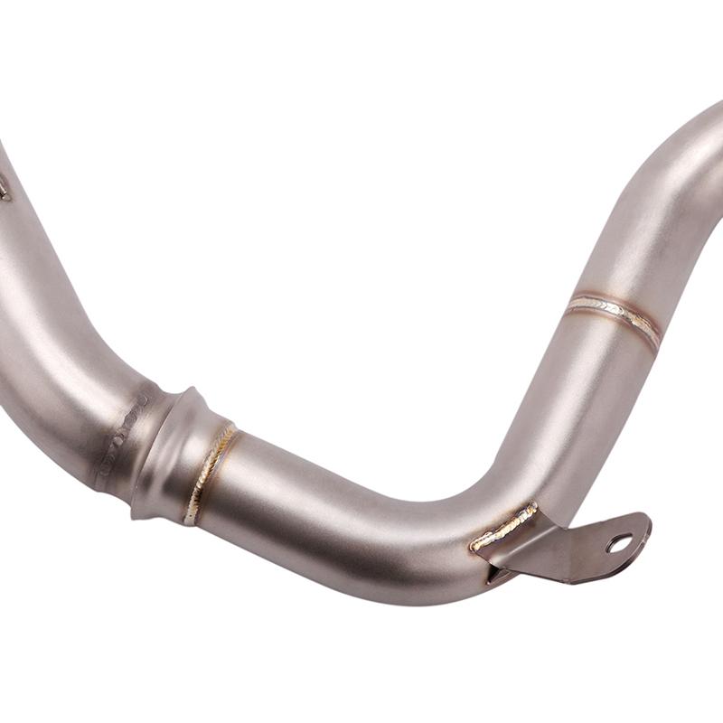 For KTM DUKE 390 250 200 125 RC390 RC250 2017 2018 2019 2020 Motorcycle 51MM Exhaust Middle Link Pipe Escape Moto Modify Muffler